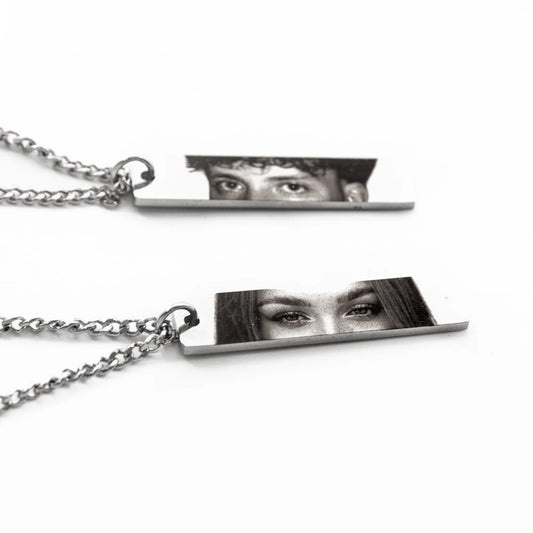Customized Eye Engraved Necklace