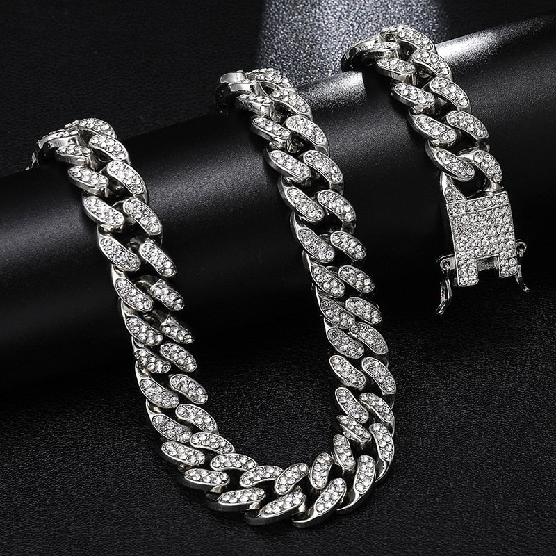 Karan Aujla's and Sidhu iced cuban chain-Unisex
