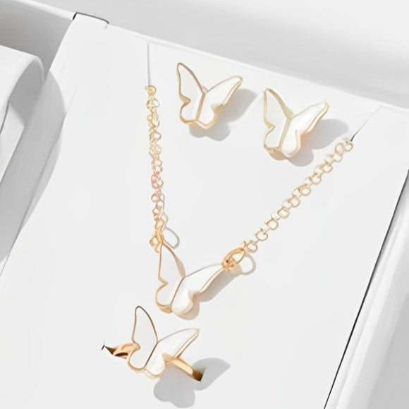 4-in-1 Butterfly Jewelry Combo