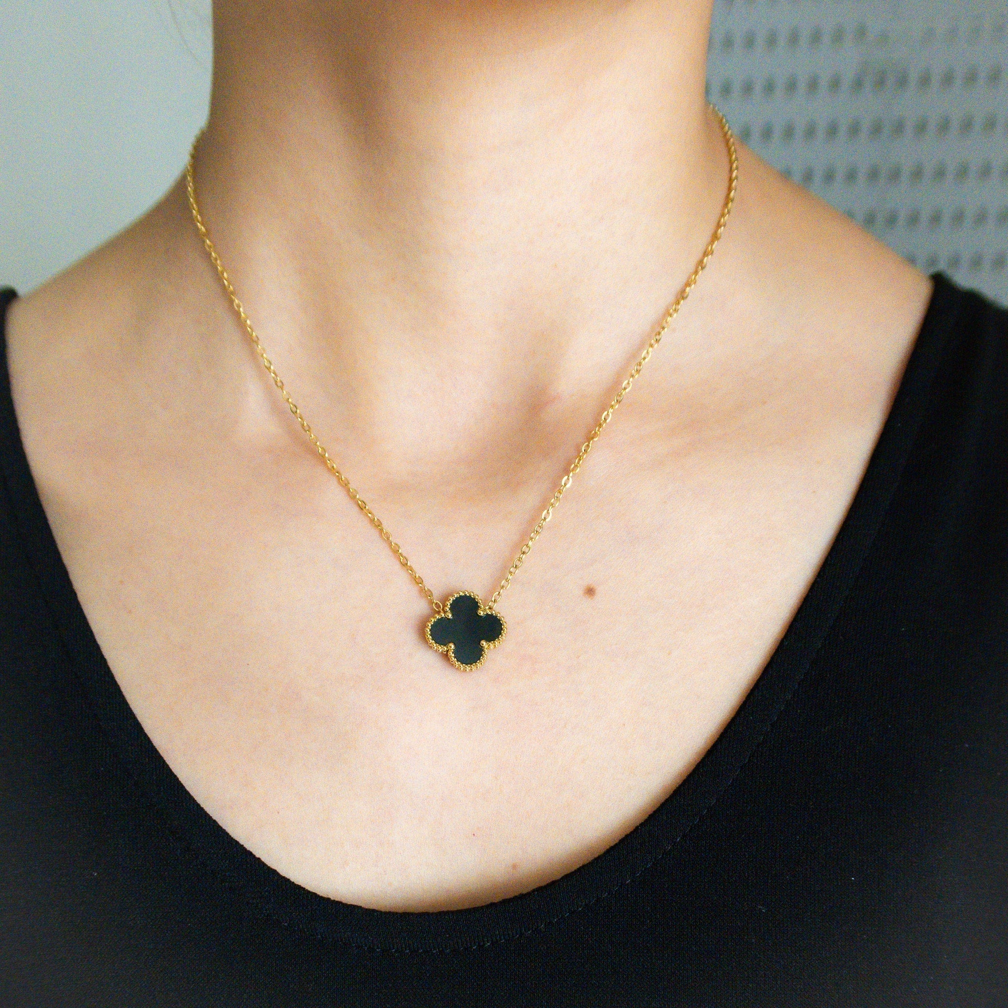 Black clover Necklace