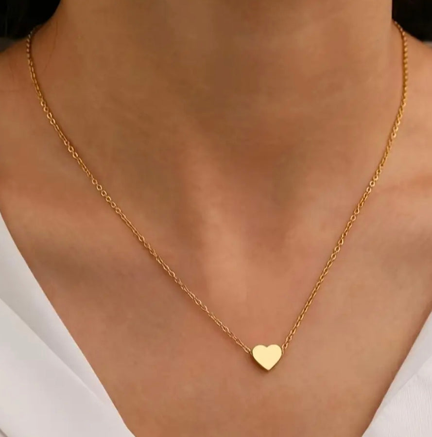 Gold Plated Heart Necklace