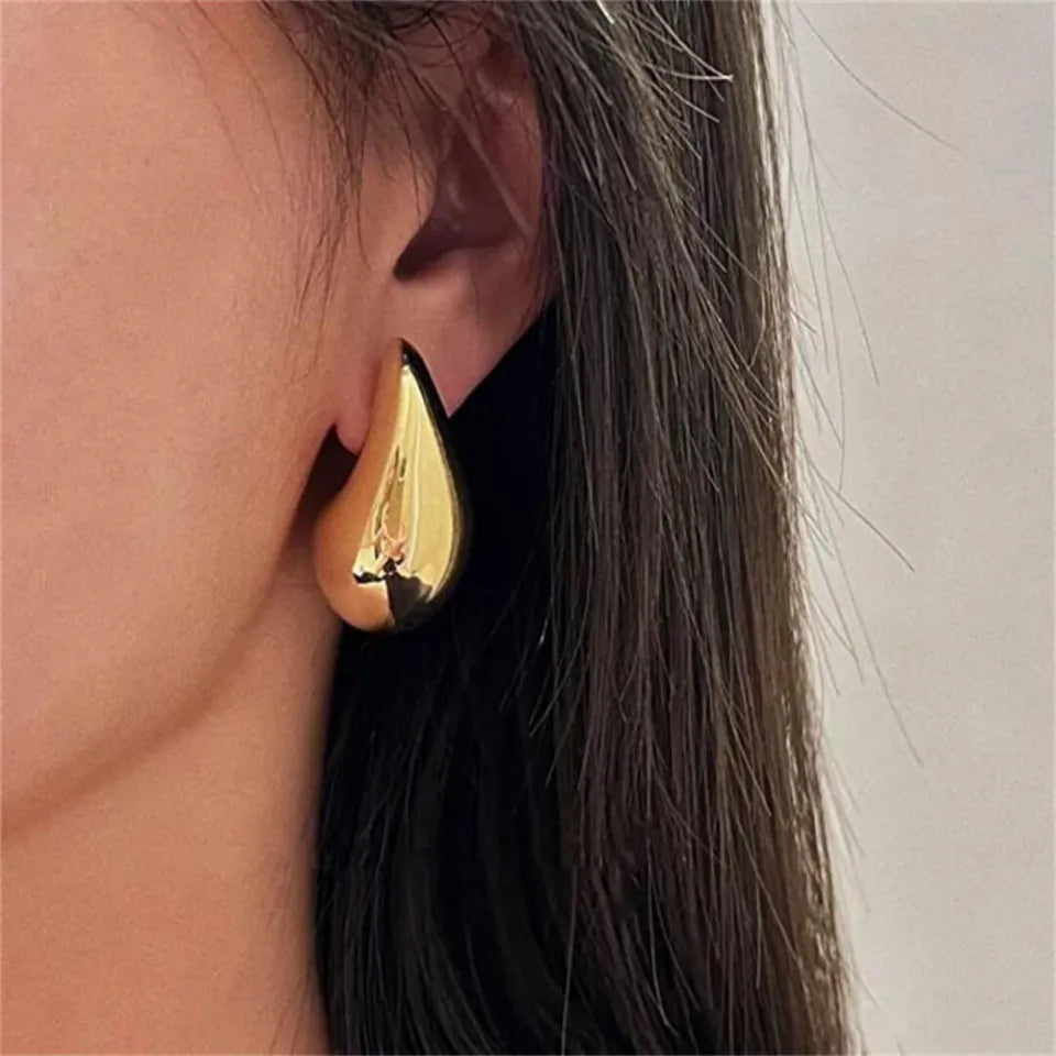 Glossy Teardrop Earrings