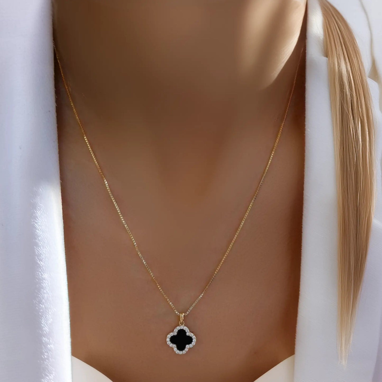 Black clover Necklace