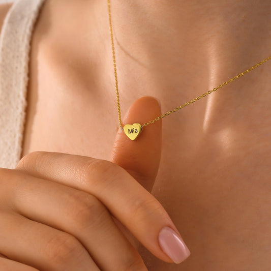 Customized Heart Shaped Necklace