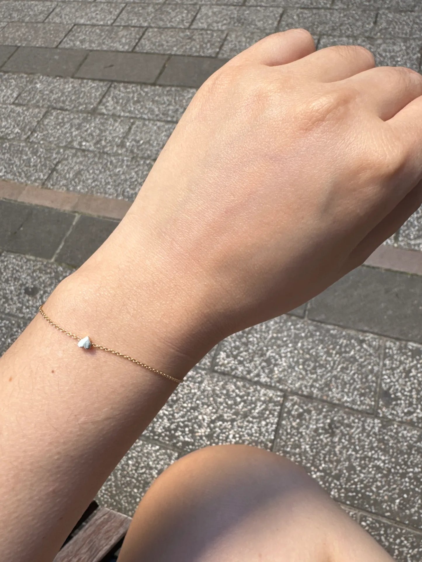 Gold Plated Heart Bracelet