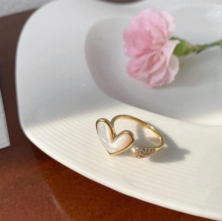 Turkish Heart Design Adjustable Ring