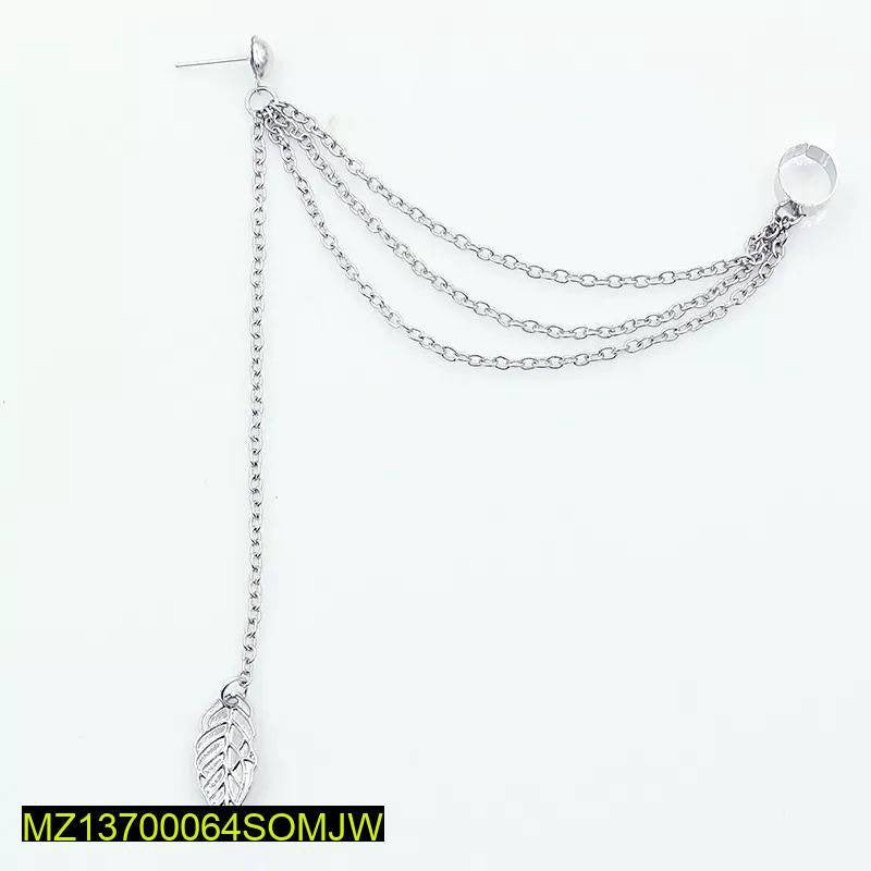 Elegant Leaf Shape Clip-On Earrings