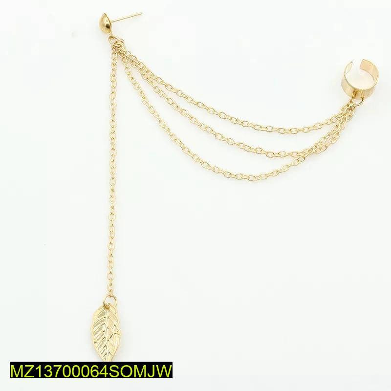 Elegant Leaf Shape Clip-On Earrings