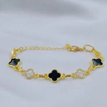 Elegant Clover Charm Bracelet