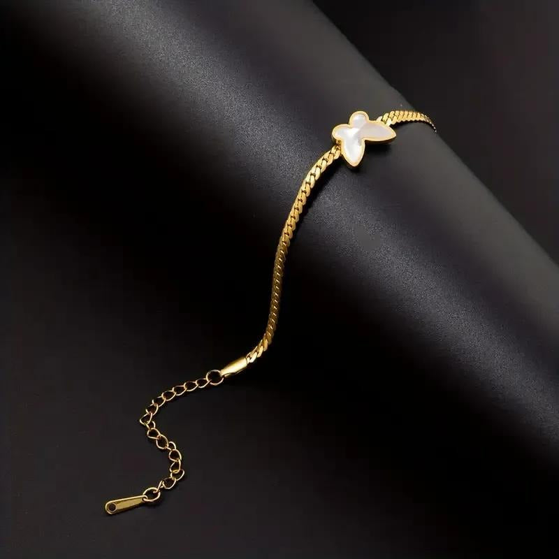 Butterfly Hanging Charm Bracelet