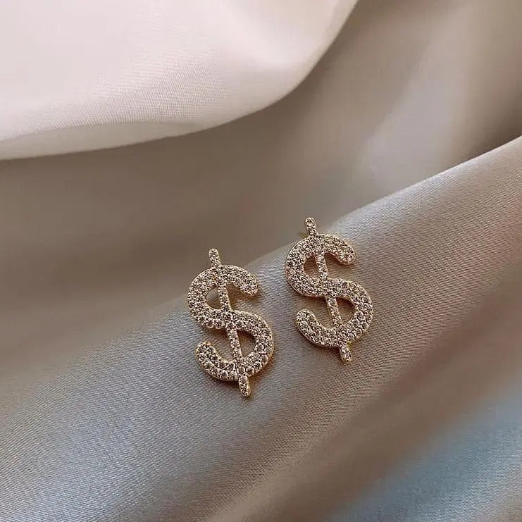 Unisex Dollar Sign Earrings