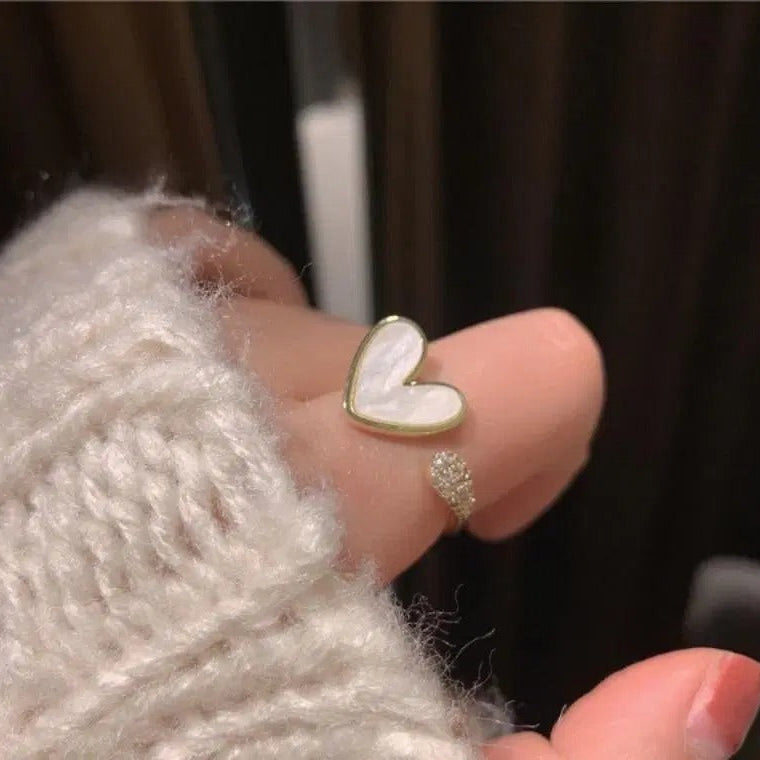 Turkish Heart Design Adjustable Ring