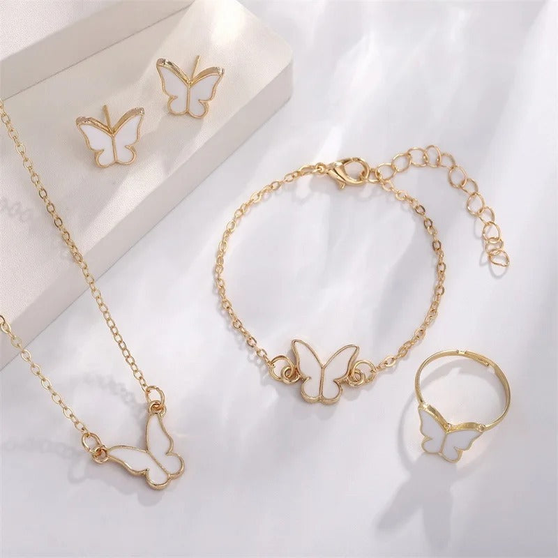 4-in-1 Butterfly Jewelry Combo
