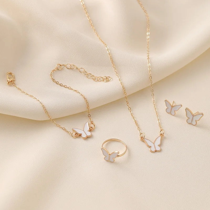 4-in-1 Butterfly Jewelry Combo