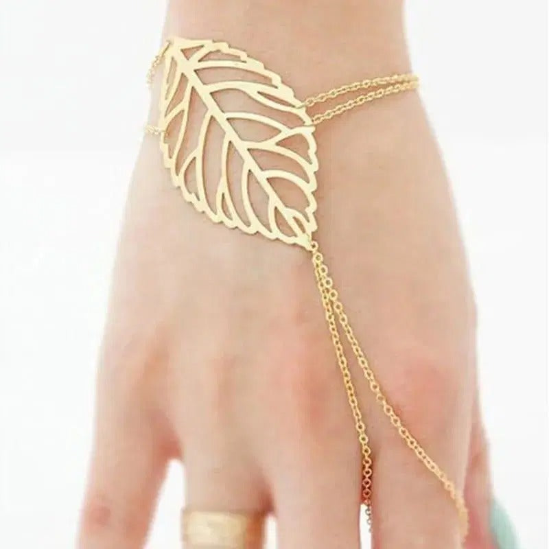 Golden Leaf Bracelet