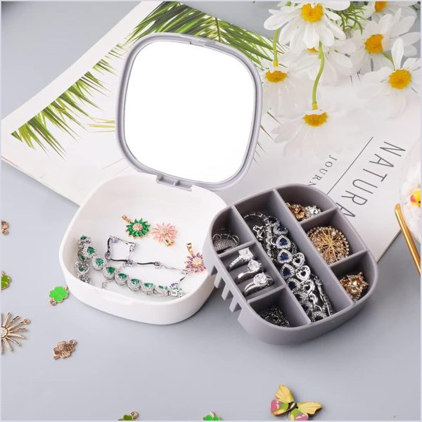 Portable Jewellery Box with mirror