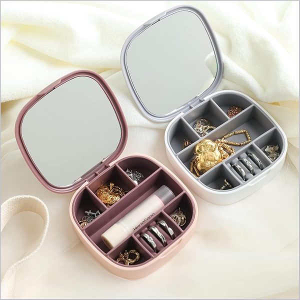 Portable Jewellery Box with mirror